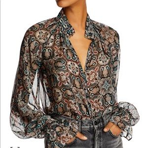 Ramy Brook - NEW WITH TAGS Printed Collin Top